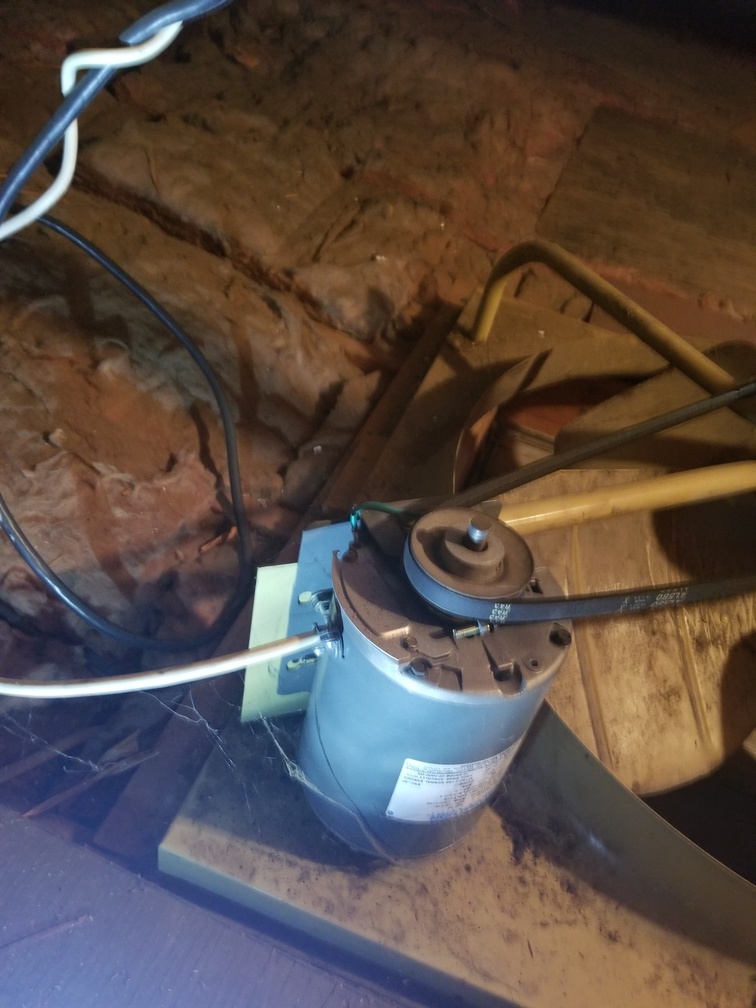 Attic fan installation