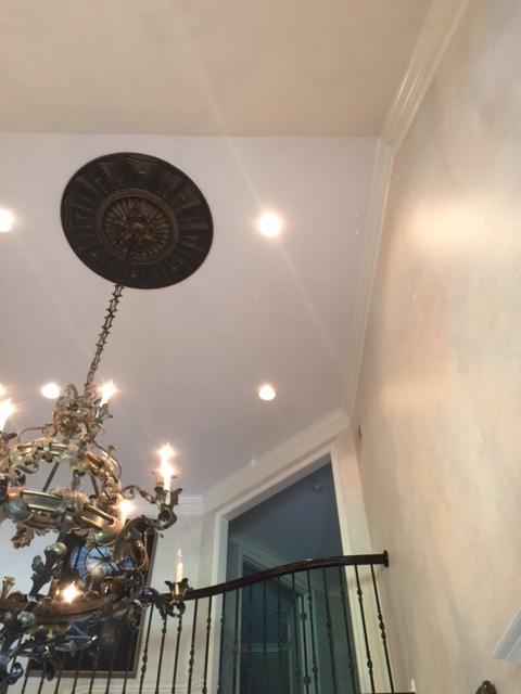 Chandelier installation