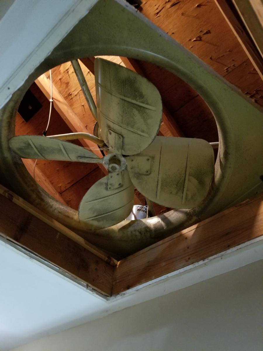 Attic fan installation