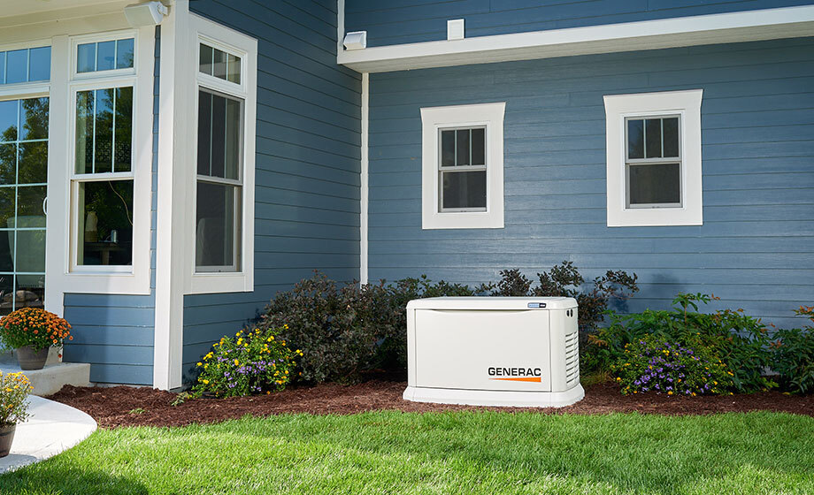Generac residential generator installation