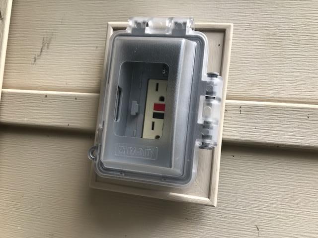 Attic fan electrical work