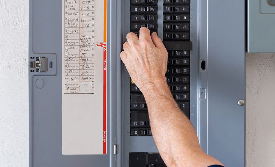 Residential service panel upgrade and installation